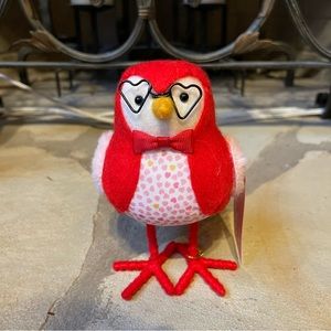 NWT Valentines Day Holiday Decor Bird